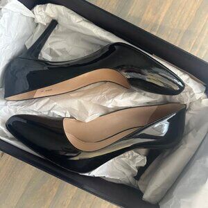 PRADA black Patent Spike Heels Size 7